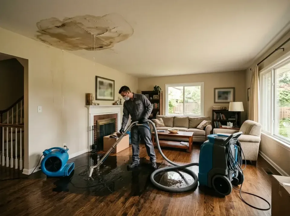 attic-pipe-burst-ceiling-drip-008 — frequently asked questions, Water Damage Restoration & Carpet Care in Waupaca, WI